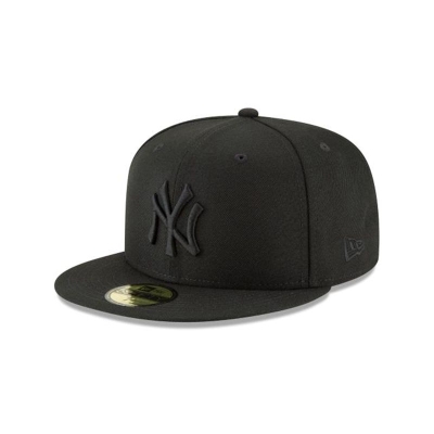 New York Yankees Gorra | New Era MLB Blackout Basic 59fifty Fitted Cap Mexico - Negros